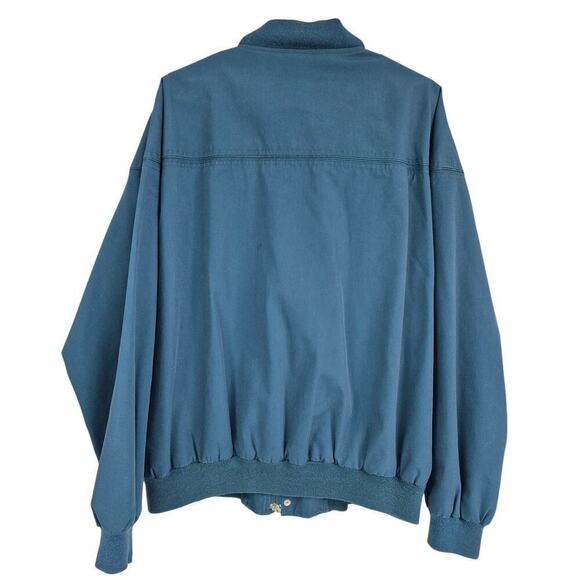 VTG Arnie Blue Bomber Jacket Air Force USAF 67TH TACTICAL RECON WING Patch Sz L - Picture 2 of 6